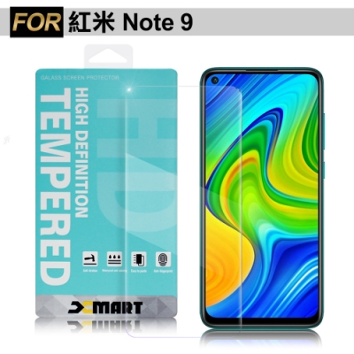 Xmart for 紅米 NOTE 9 薄型9H鋼化玻璃保護貼