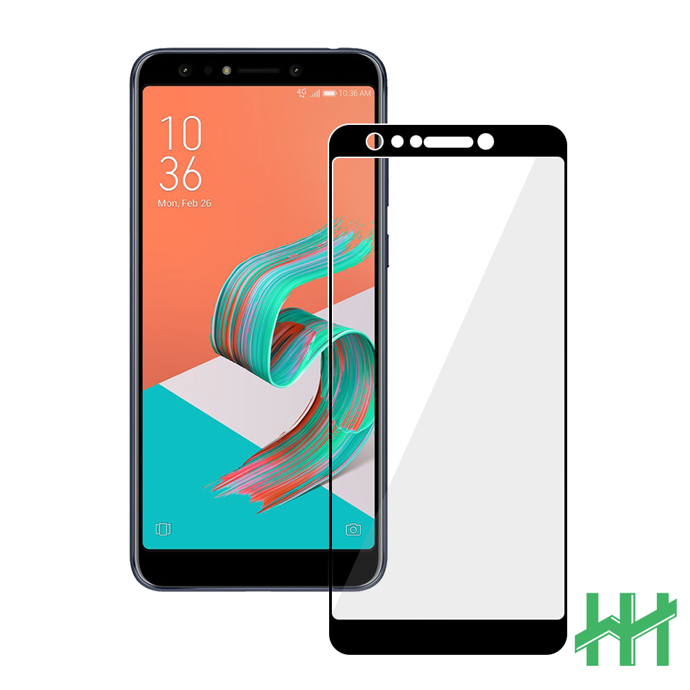 鋼化玻璃保護貼系列 ASUS ZenFone 5Q (ZC600KL)(6吋)(全滿版黑)
