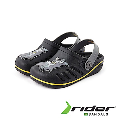 Rider KID系列蝙蝠俠布希鞋(兒童款)-黑