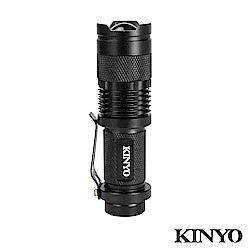 KINYO電池式變焦LED迷你手電筒LED500