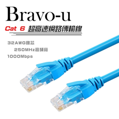 Bravo-u Cat6超高速傳輸網路線(30米)