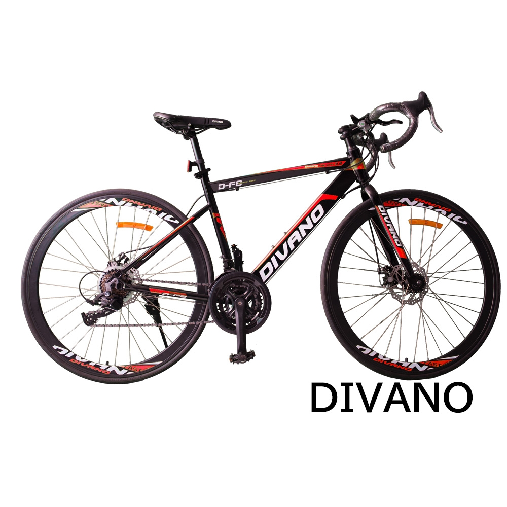 DIVANO D800Y 鋁合金碟煞彎把21速公路車