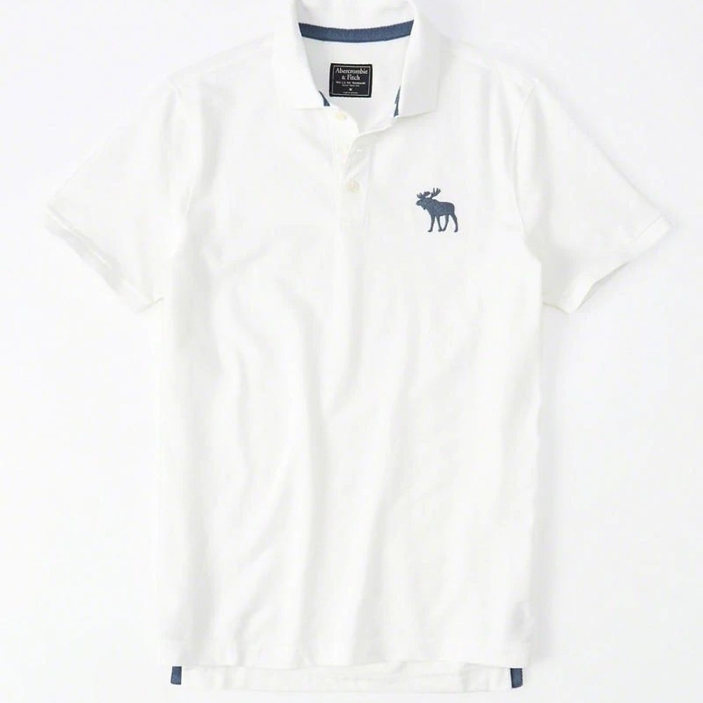 AF a&f Abercrombie & Fitch POLO 白色 1025