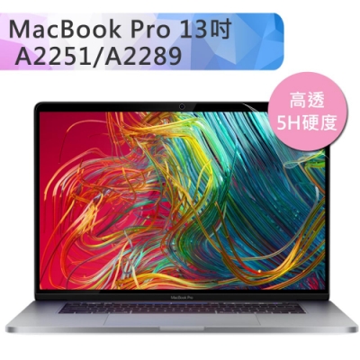 MacBook Pro 13吋 A2251/A2289高透高硬度5H螢幕保護貼