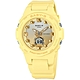 Baby-G CASIO 卡西歐 夏日海洋 漸層色彩 雙顯 世界時間 防水 橡膠手錶-檸檬黃色/42mm product thumbnail 2