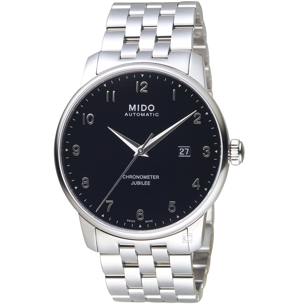 【MIDO 美度】官方授權 BARONCELLI JUBILEE天文台機械錶M0376081105200