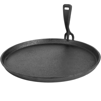 《IBILI》附柄鑄鐵煎烤盤(26cm) | 平底鑄鐵烤盤煎盤