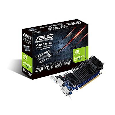 ASUS華碩 GeForce GT 730 2GB GDDR5 短版顯示卡