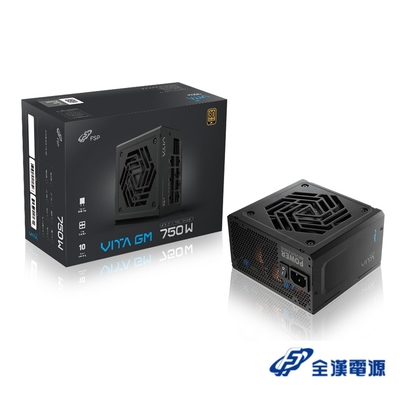 FSP 全漢 VITA-750GM 750瓦金牌 電源供應器(黑色)