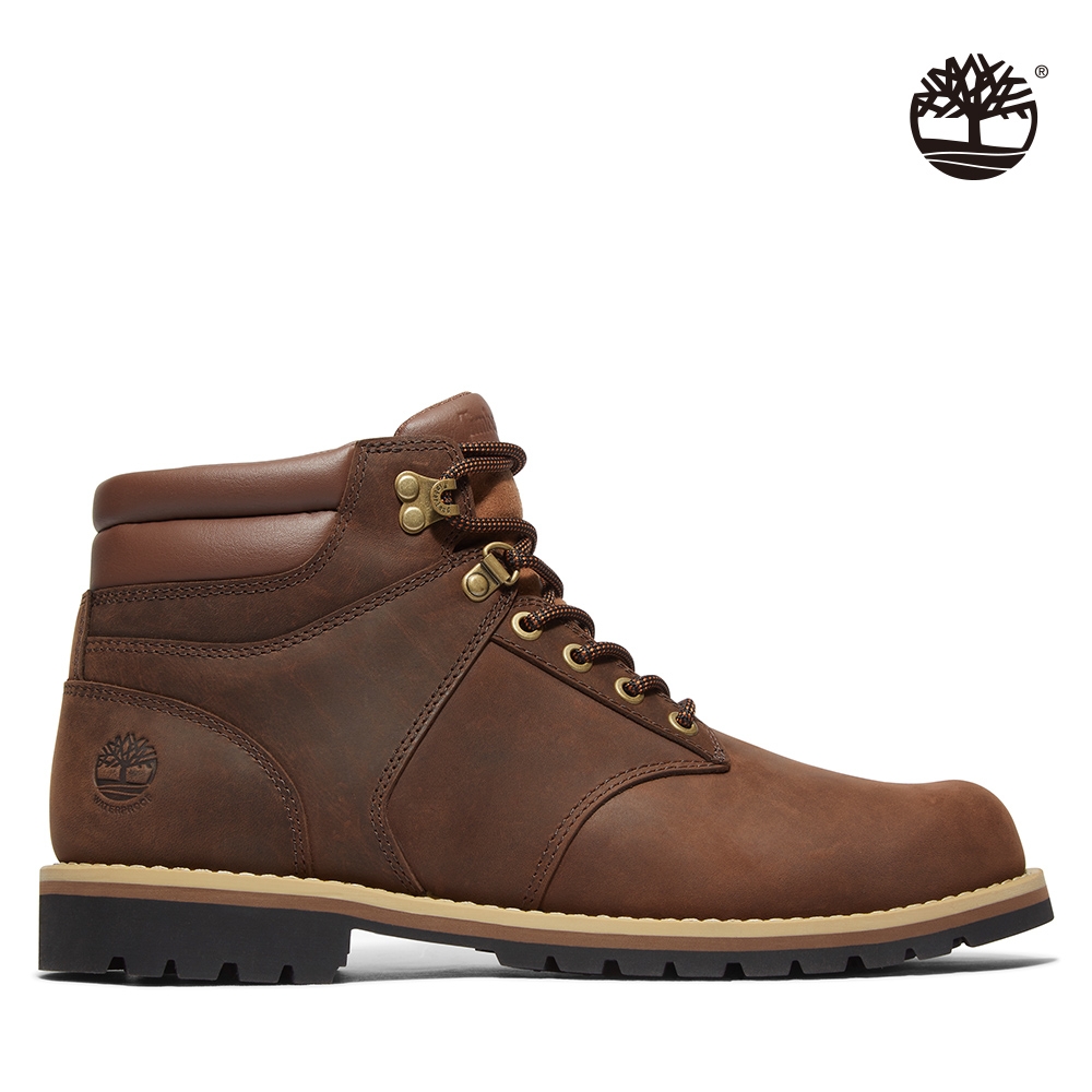 Timberland 男款中棕色Redwood Falls防水健行靴|A2EFN210