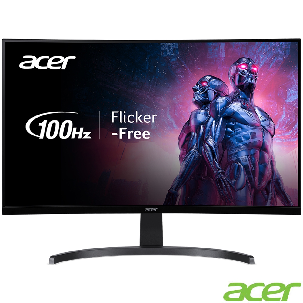 Acer 宏碁 ED273U H 27型2K曲面螢幕 AMD FreeSync｜100hz抗閃
