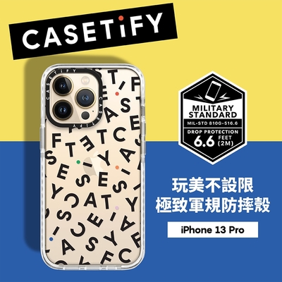 Casetify iPhone 13 Pro 耐衝擊保護殼-經典Logo
