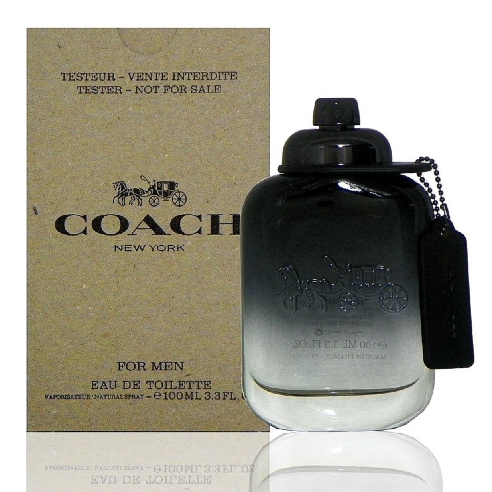 Coach For Men 時尚經典男性淡香水 100ml Tester 包裝 (原廠公司貨)