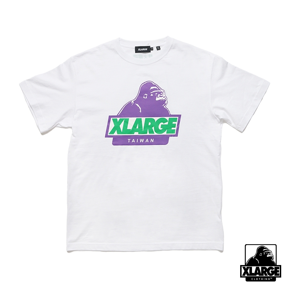 XLARGE S/S TEE BIG OG台灣限定LOGO短T-白