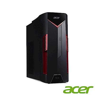 Acer N50-600 九代i5六核雙碟獨顯電競桌上型電腦(i5-9400F/GTX 1660Ti/16GB/1T/256G/Win10h/Nitro)