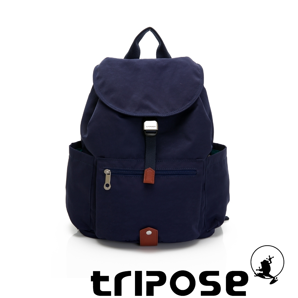 tripose MEMENTO系列微皺尼龍經典輕量後背包(大)深海藍