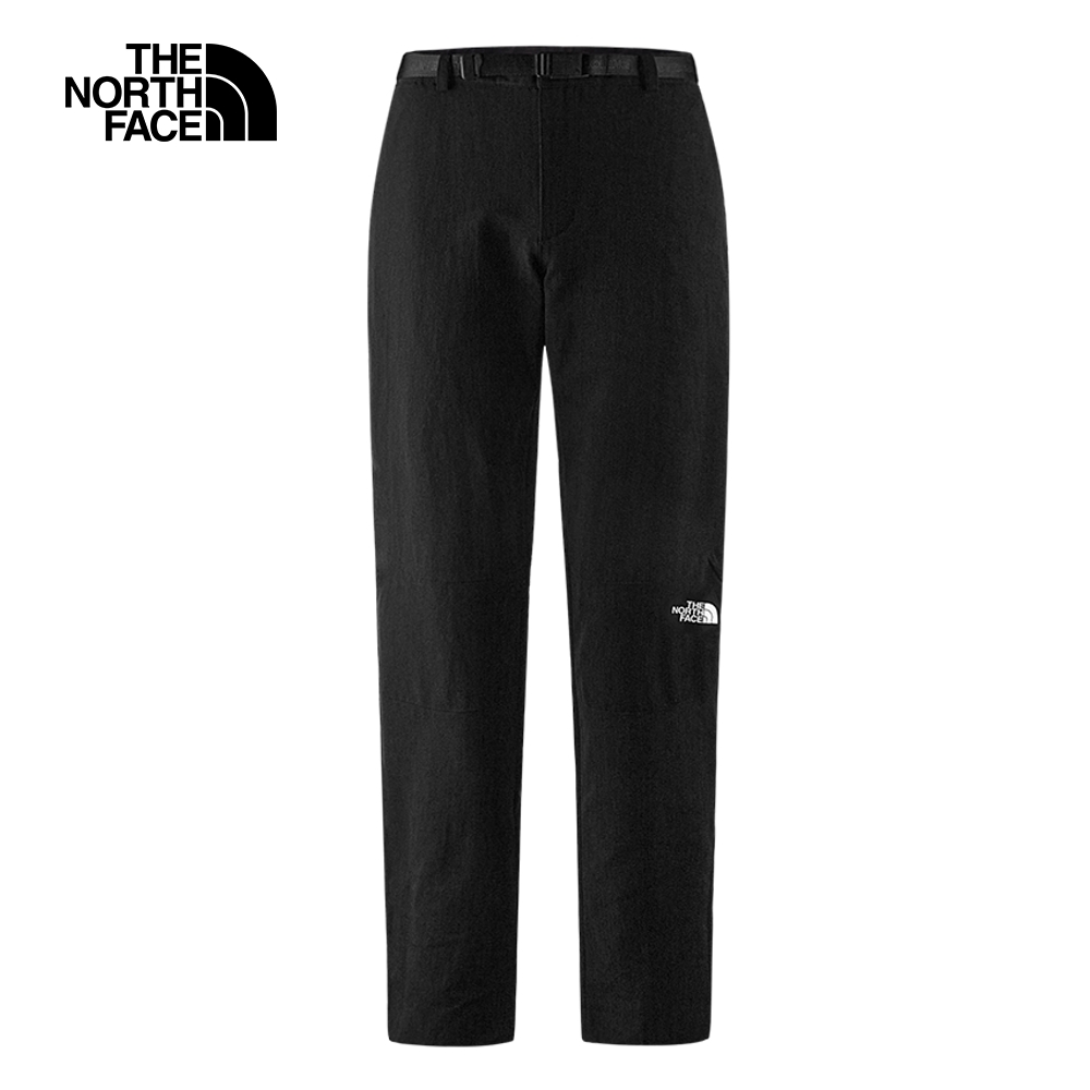 【The North Face 官方旗艦】北面男款黑色吸濕排汗休閒褲｜8BA7JK3