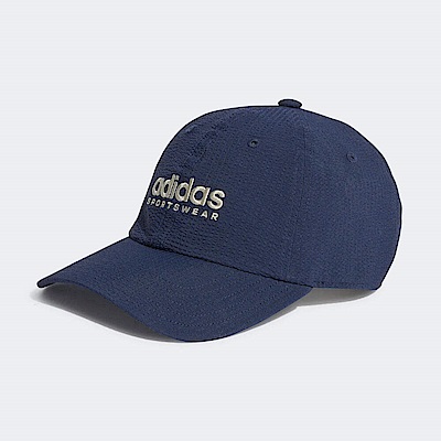 Adidas Dad Cap Seersuc [IR7911] 棒球帽 鴨舌帽 運動 經典 休閒 透氣 泡泡紗 藍