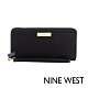 NINE WEST KENNEDY荔枝紋拉鍊長夾-黑色(106846) product thumbnail 1