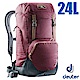 德國 Deuter WALKER 24L 輕量透氣休閒旅遊背包_紫紅/灰 product thumbnail 1