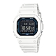 CASIO卡西歐 G-SHOCK 藍牙 科幻時尚 簡約純白 經典方型 DW-B5600SF-7_42.8mm product thumbnail 1