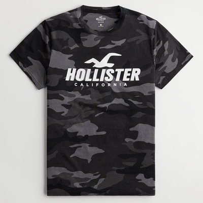 Hollister HCO 男性 短袖 T恤 迷彩綠色 2064