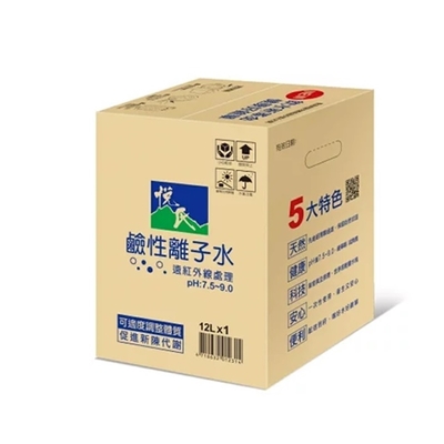 悅氏 12L鹼性離子水12公升/箱 不含主機(買30桶送2=共32桶)