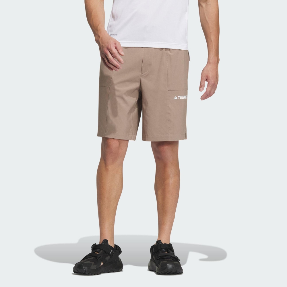 adidas 愛迪達 短褲 男款 運動褲 亞規 UPF SHORTS 奶茶 IL8947