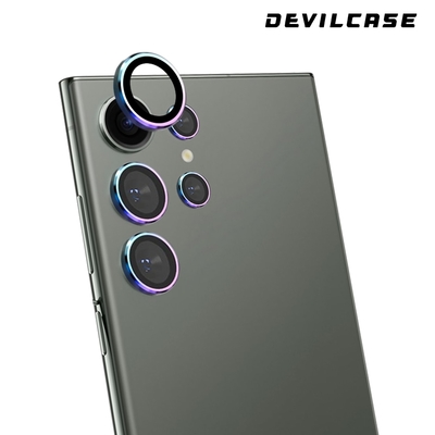 DEVILCASE 惡魔 Samsung Galaxy S23 Ultra 5G 藍寶石鏡面鏡頭保護貼 - 不鏽鋼 彩鈦