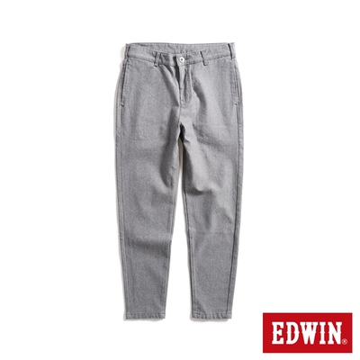 EDWIN JERSEYS 迦績 超彈西裝錐形牛仔褲-男-灰色