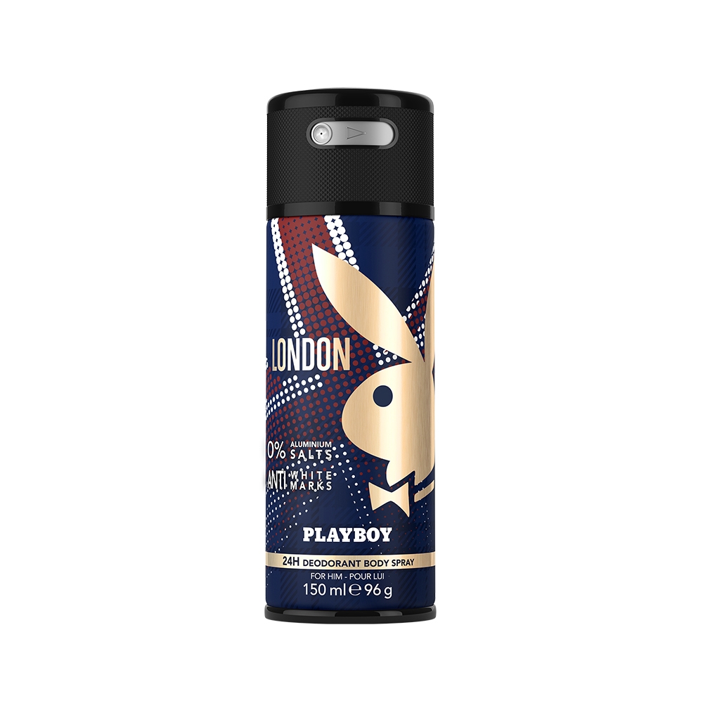 PLAYBOY 英倫騎士經典男性體香噴霧 150ml