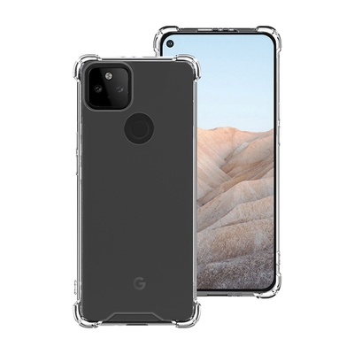 Google Pixel4a 5G 透明四角防摔手機空壓殼 Pixel 4a手機保護殼