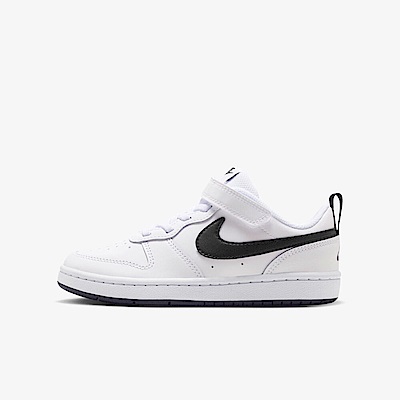 Nike Court Borough Low 2 PSV [BQ5451-104] 中童 休閒鞋 運動 皮革 穿搭 白黑