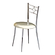 文創集 杜卡法 高椅背皮革鐵製化妝椅-45x38x74cm免組 product thumbnail 1