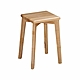 Boden-約尼全實木方型椅凳/小椅子/矮凳/板凳(四入組合)-31x31x45cm product thumbnail 1