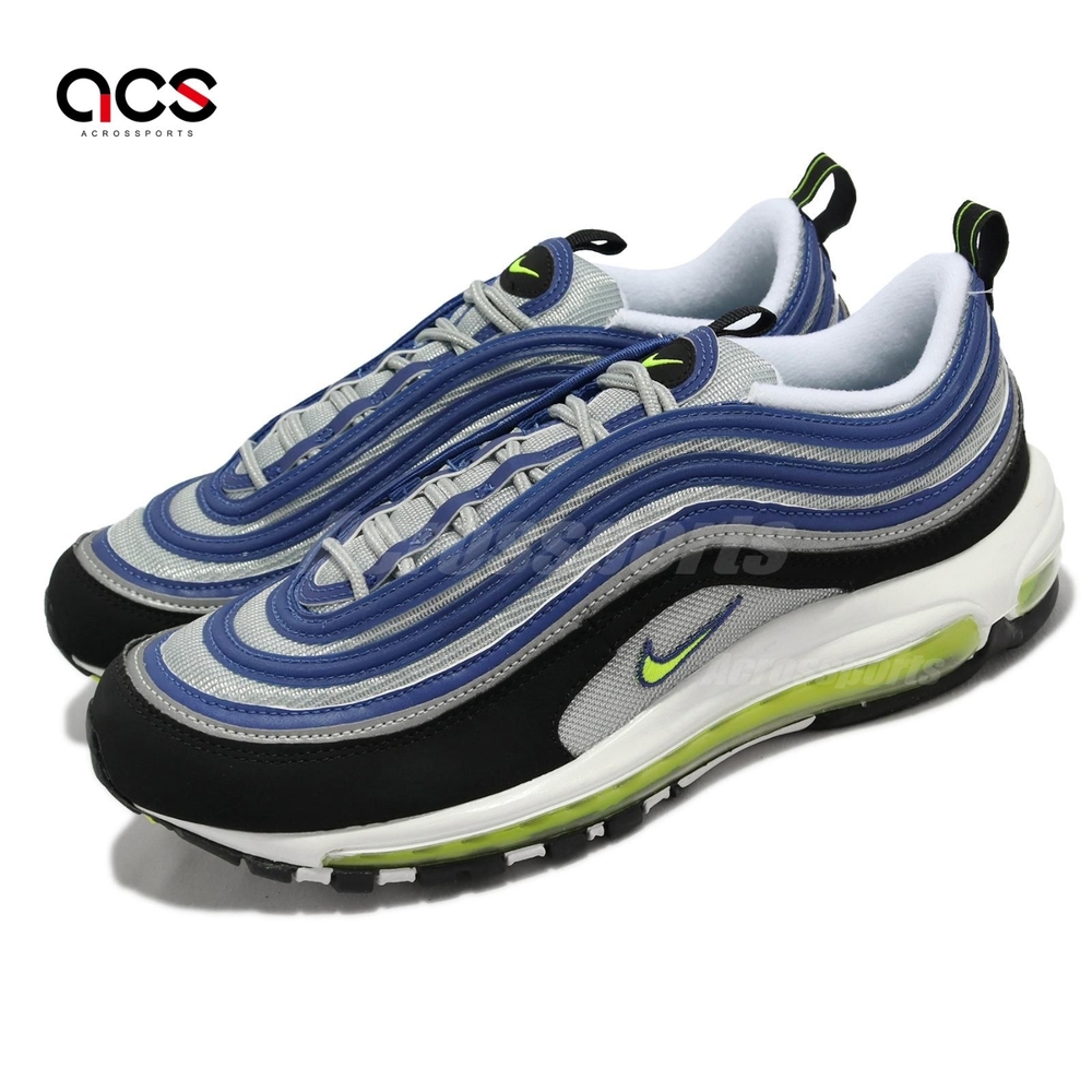 Nike 休閒鞋 Air Max 97 OG 男鞋 藍 黑 銀彈 氣墊 復古 Atlantic Blue DM0028-400