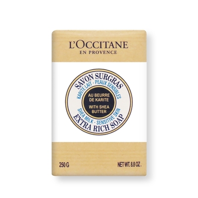 *L OCCITANE 歐舒丹 乳油木牛奶皂250g-國際航空版