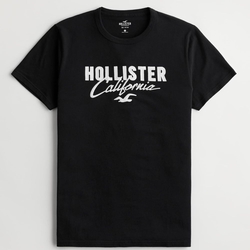 Hollister HCO 男性 短袖 T恤 黑色 2069