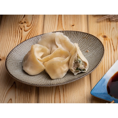 (任選)東門市場三色海鮮水餃 高麗菜豬肉水餃(20個)