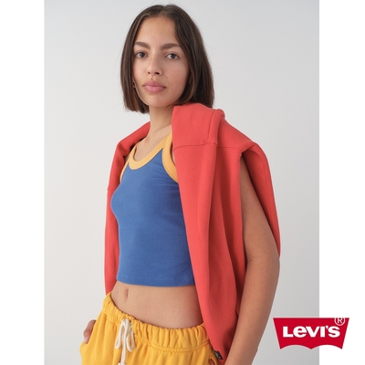 Levis Gold Tab金標系列 女款 短版彈力貼身背心 寶藍