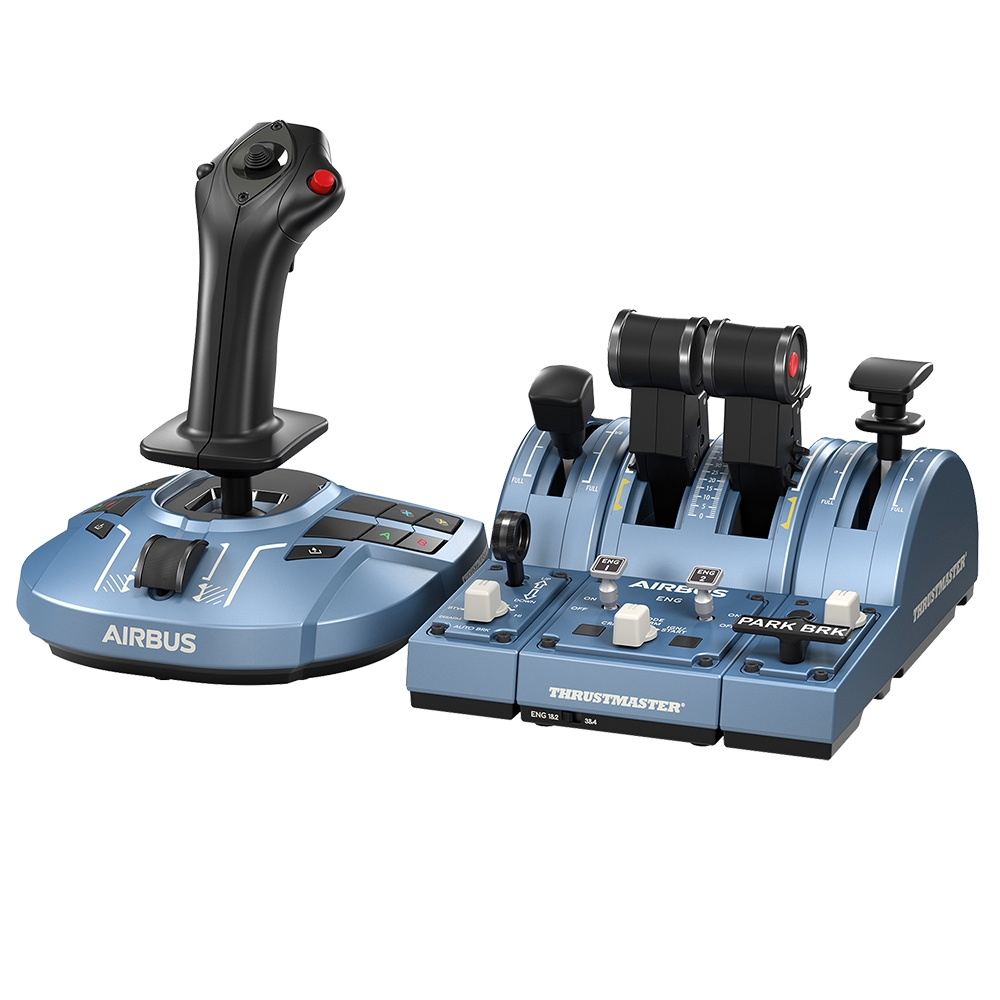 Thrustmaster TCA Captain Pack X 機師組合包(搖桿+油門組)《AirBus特