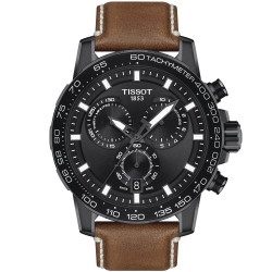 TISSOT天梭 SUPERSPORT CHRONO 三眼計時手錶(T1256173605101)-45.5mm