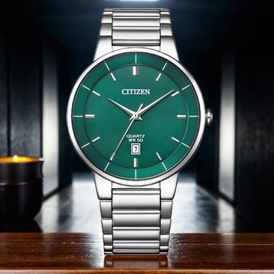 CITIZEN 星辰 紳士日期手錶 送禮推薦-40mm BI5120-51X