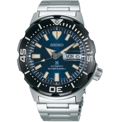 SEIKO 精工錶 Prospex 鎧甲武士 潛水錶 4R36-07B0B(SRPD25J1)43.8mm