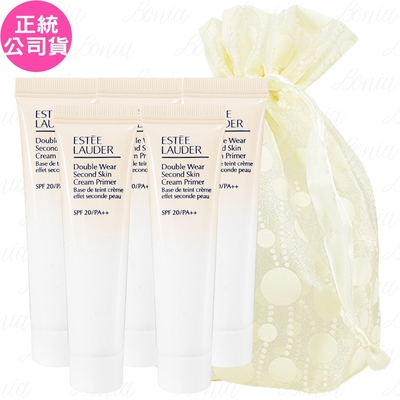 ESTEE LAUDER 雅詩蘭黛 粉持久天生美肌乖乖乳SPF20 PA++(15ml)*5旅行袋組(公司貨)