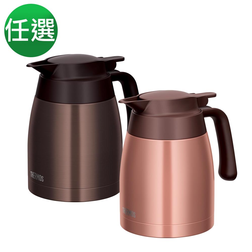 THERMOS 膳魔師 不鏽鋼按壓式真空保溫壼1000ml product image 1