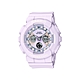 CASIO卡西歐 BABY-G 清爽柔美 夢幻粉紫 雙顯系列 BA-130WP-6A_43.3mm product thumbnail 1