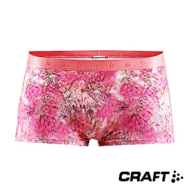 CRAFT COOL 排汗四角內褲(女) 桃紅印花