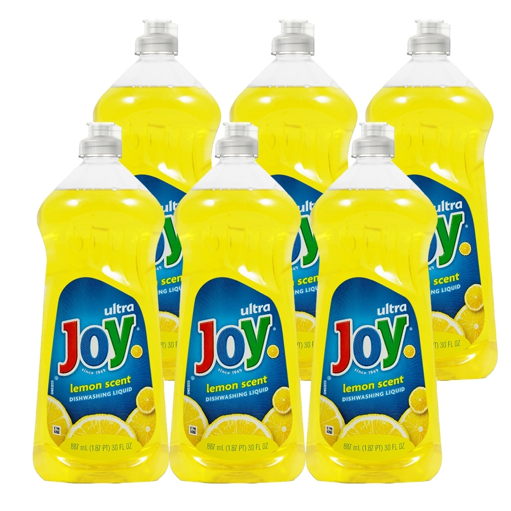 美國 JOY 濃縮洗碗精30oz/887ml-檸檬 6入組