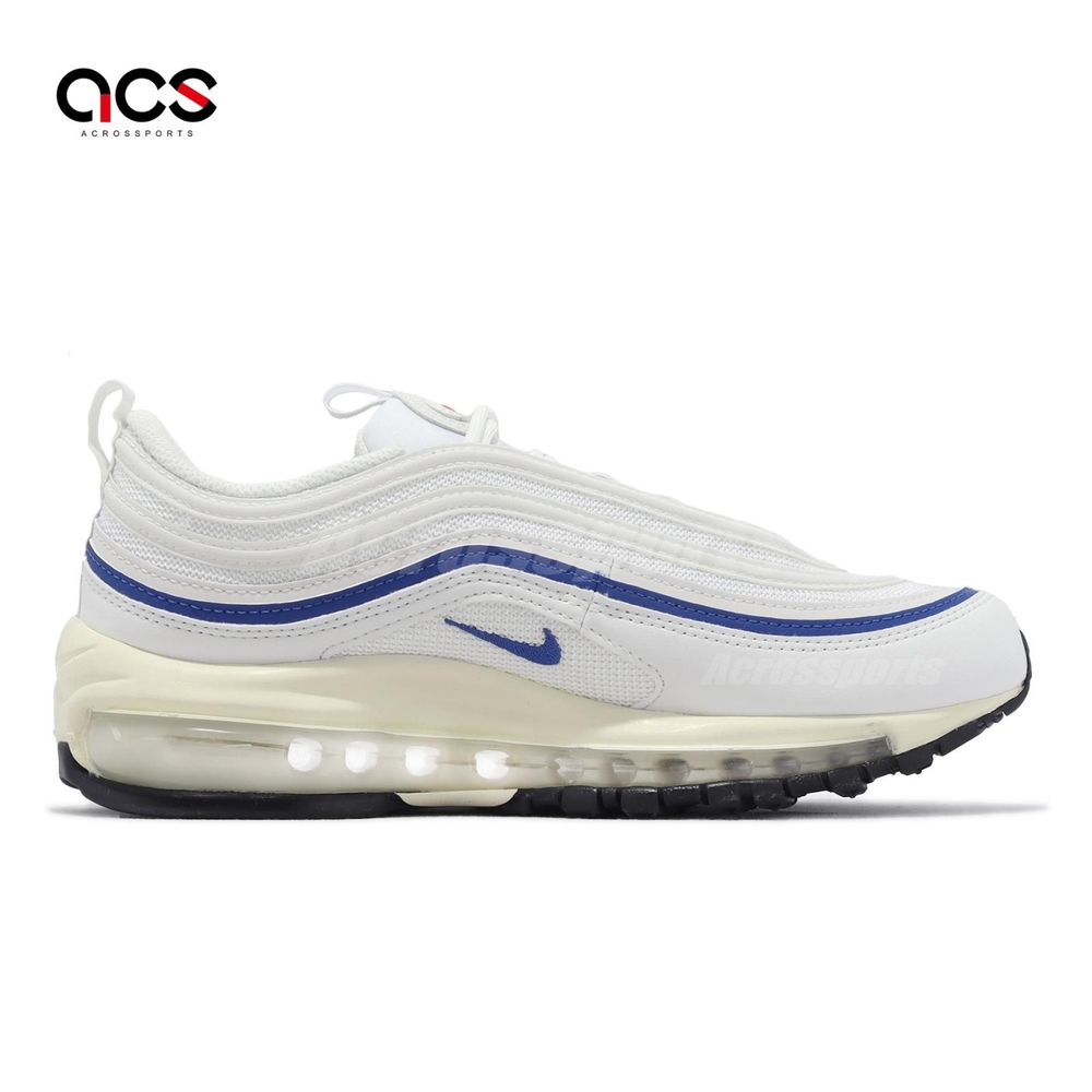 Nike 休閒鞋Wmns Air Max 97 女鞋白藍厚底子彈氣墊反光FJ5482-100